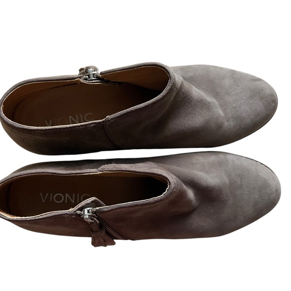 Vionic Serena Women’s Gray Leather Ankle Boots size 9 - Picture 11 of 12